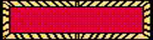 Army Meritorious Unit Award Ribbon With Gold Frame - Superthin Ribbons