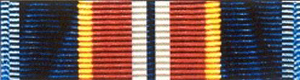 Coast Guard Overseas Service Ribbon - SuperThin Ribbons