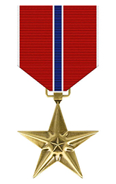 Bronze Star Medal - super thin ribbons