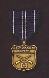 Coast Guard Expert Rifle Medal - superthinribbons