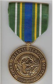 Korean Defense Service Medal - Super Thin Ribbons