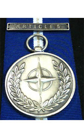 NATO Article 5 Active Endeavour Medal - Super Thin Ribbons
