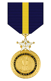 Navy Distinguished Service Medal - Super Thin Ribbons