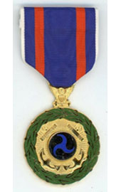 Transportation Distinguished Service Medal - super thin ribbons