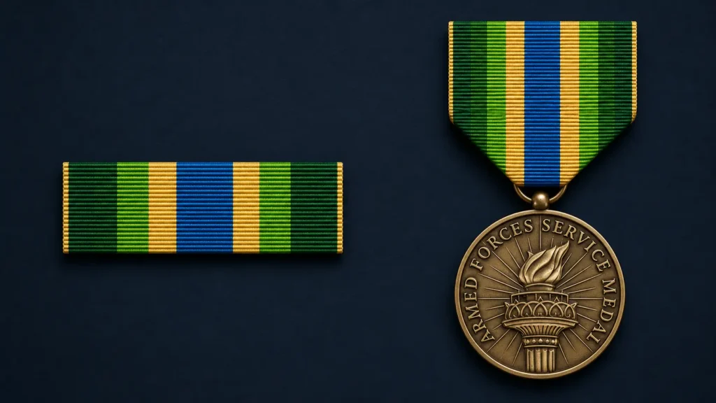 Armed Forces Service Medal: Eligibility and Precedence