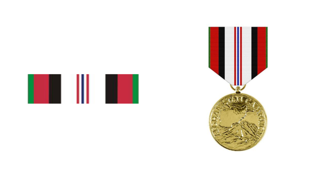 Afghanistan Campaign Medal: Ribbon, Campaign Stars, Devices, and Precedence